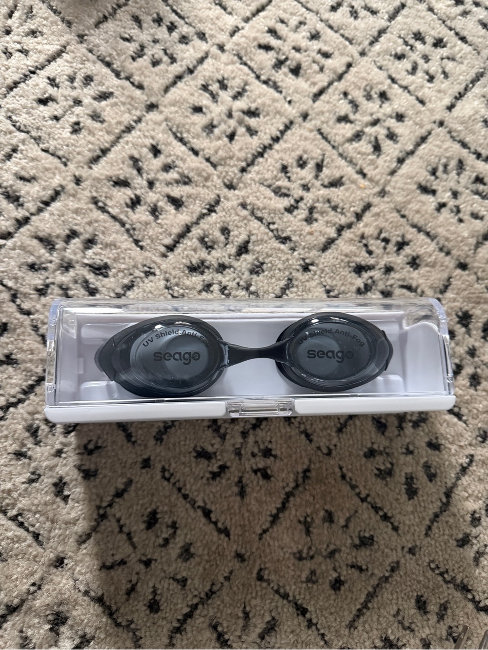 Seago NWT Black Swim Goggles
